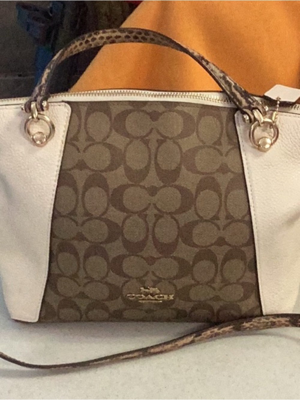 Coach Kacey  Satchel/Shoulder Bag with Signature Monogram